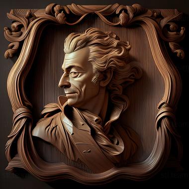 3D model Jean Honor Fragonard (STL)